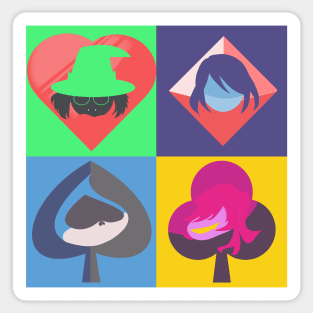 The Gang - Deltarune [Minimalist] Merchandise Sticker